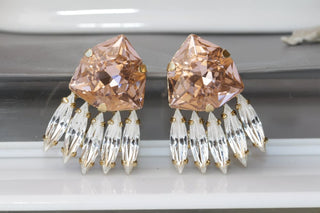 Blush Wedding Earrings