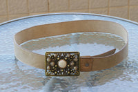 Boho Leather Belt