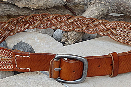 Braided Belt. Blue Leather Belt. Buckle Belt For Men Women. White Stitching Belt. Jeans Belt. Braid Belt. Denim Color Leather Belt For Him