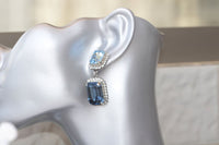 Bridal Blue Earrings