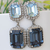 Bridal Blue Earrings