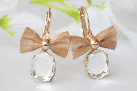 Bridal Bow Earrings