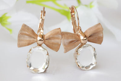 Bridal Bow Earrings