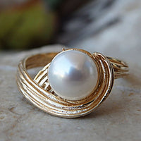 Bridal Pearl Ring
