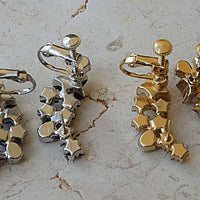 Bridal Rose Gold Champagne Earrings