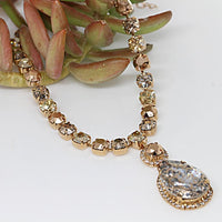 Bridal Rose Gold Necklace