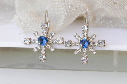 Bridal Sapphire Earrings