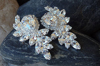 Bridal Rebeka Cluster Earrings