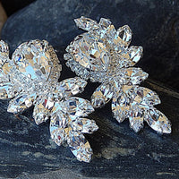 Bridal Rebeka Cluster Earrings