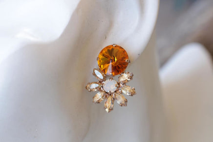 Bridal Topaz Earrings