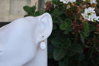 Bridal White Fire Opal Earrings For Bride Earrings