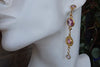Bridesmaids Earrings. Pink Flower Earrings. Women Mom Jewelry Gift. Chanel Style Earrings. Unusal Rebeka Earrings. Rose Bridal Earrings