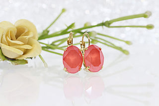 Bright Red Earrings