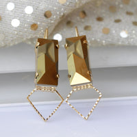 Bronze Bridal Earrings