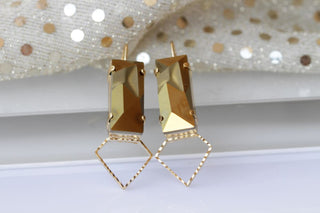 Bronze Bridal Earrings