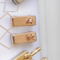 Bronze Bridal Earrings