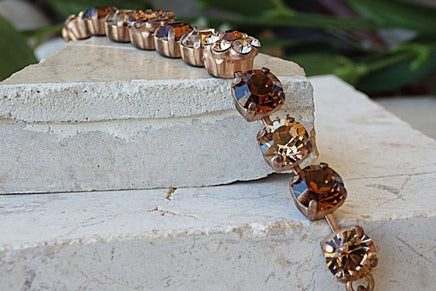 Brown Gold Bracelet