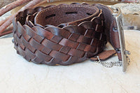 Brown Leather Belt