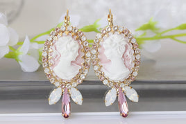 Cameo Earrings