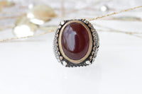 Carnelian Stone Ring