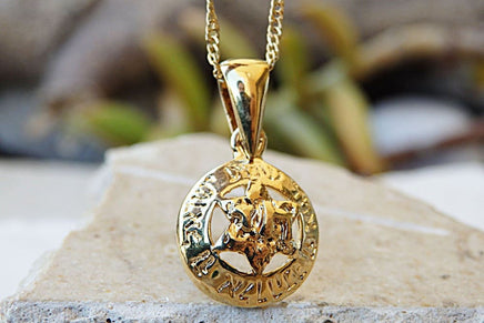 Chai Pendant Necklace. 14K Gold Filled Star Of David. Israeli Gift. Hebrew Jewish Women