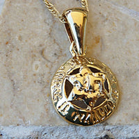 Chai Pendant Necklace. 14K Gold Filled Star Of David. Israeli Gift. Hebrew Jewish Women