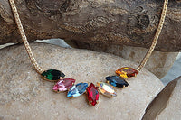 Chakra Necklace. Multi Color Necklace. Pride Necklace. Rebeka Necklace. Necklace For Women. Colorful Jewelry For Wife.bridesmaid Necklace