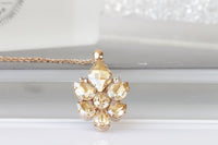 Champagne Cluster Pendant