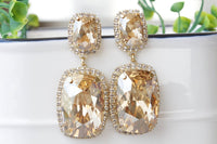 Champagne Drop Earrings