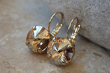 Champagne Drop Earrings