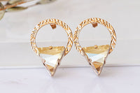 Champagne Earrings