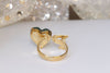 Champagne Heart Ring