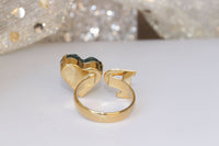 Champagne Heart Ring