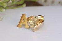 Champagne Heart Ring