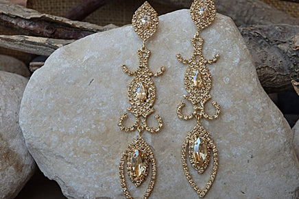 Champagne Pageant Earrings