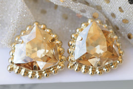 Champagne Stud Earrings