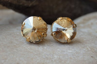 Champagne Stud Earrings