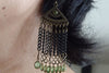 Chandelier Green Earrings. Green Rebeka Dangle Earrings. Bohemian Fringes Earrings. Crystal Dangle Chain Earrings. Boho Fringe Earrings