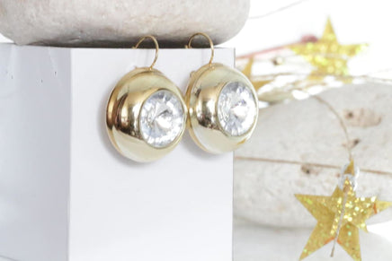 Circle Drop Earrings