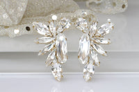 Clear Bride Earrings