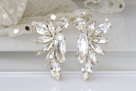 Clear Bride Earrings