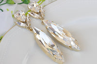 Clear Chandelier Earrings