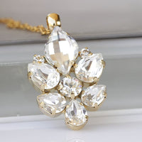 Clear Cluster Pendant