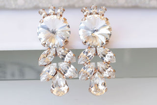 Clear Crystal Earring