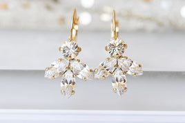 Clear Crystal Earrings