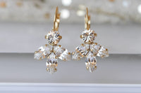 Clear Crystal Earrings