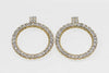 Clear Crystal Hoops