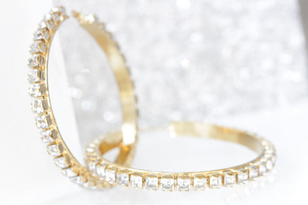 Clear Hoop Earrings