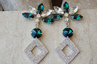 Cluster Dangle Earrings