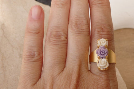 Coral Mothers Ring